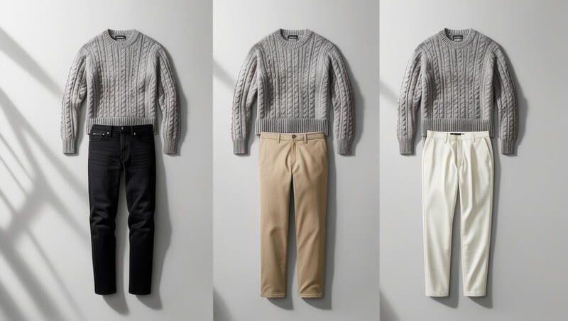 What Color Pants Go with a Grey Sweater? (Your Complete Outfit Guide)