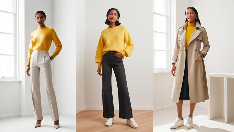 How to Style a Yellow Sweater (Outfit Ideas for Every Season)