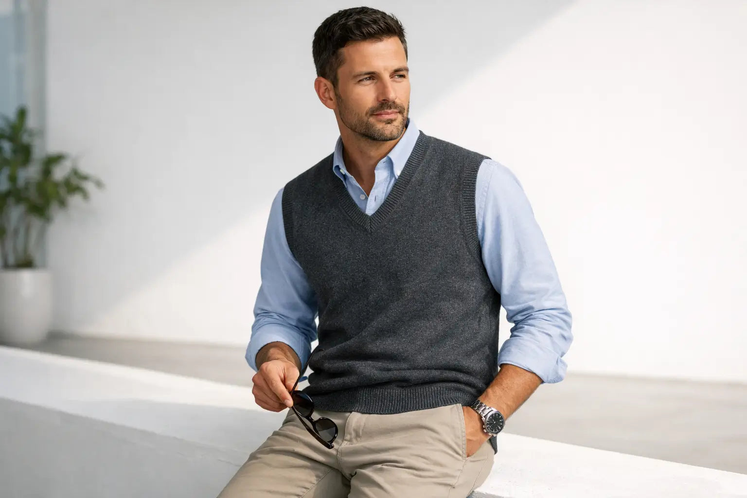 Men’s Sweater Vest Outfits: 15 Modern Looks (Casual to Smart Casual)