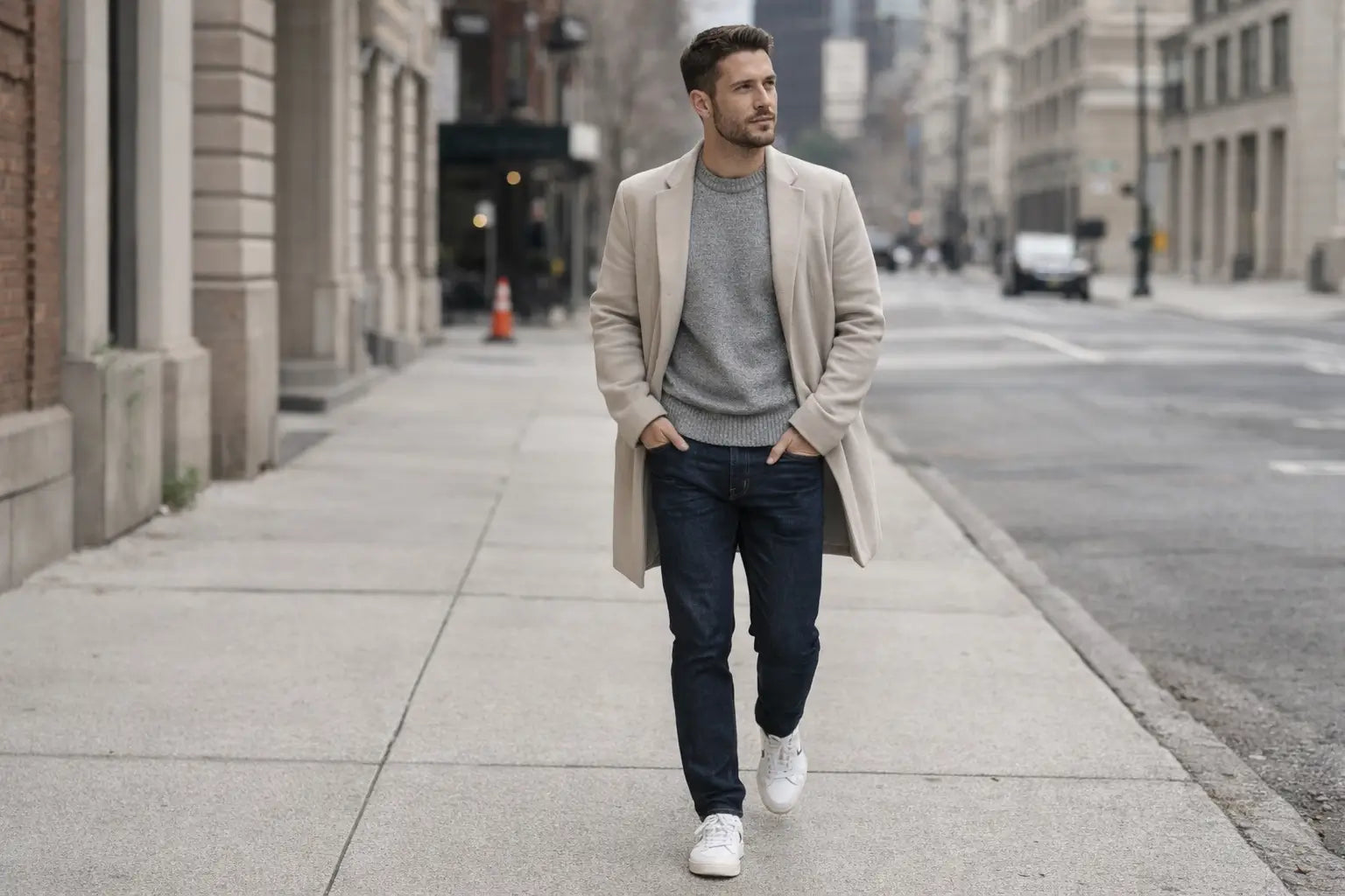 Grey (Gray) Sweater Outfit Ideas for Men: 12 Easy Looks + Color Pairing Cheat Sheet