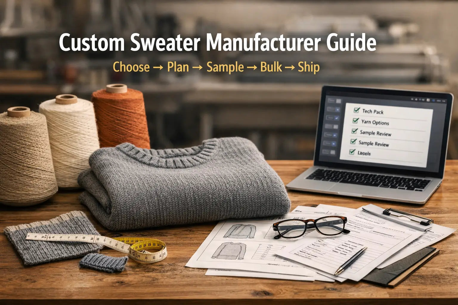 How to Choose a Custom Sweater Manufacturer (OEM vs ODM, MOQ, Sampling & QC)
