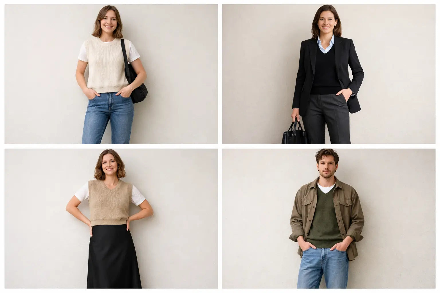Sweater Vest Outfits: 12 Modern Formulas + Fit & Layering Rules