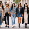 What to Wear With a Black-and-White Striped Sweater: Outfit Formulas, Colors & Shoes