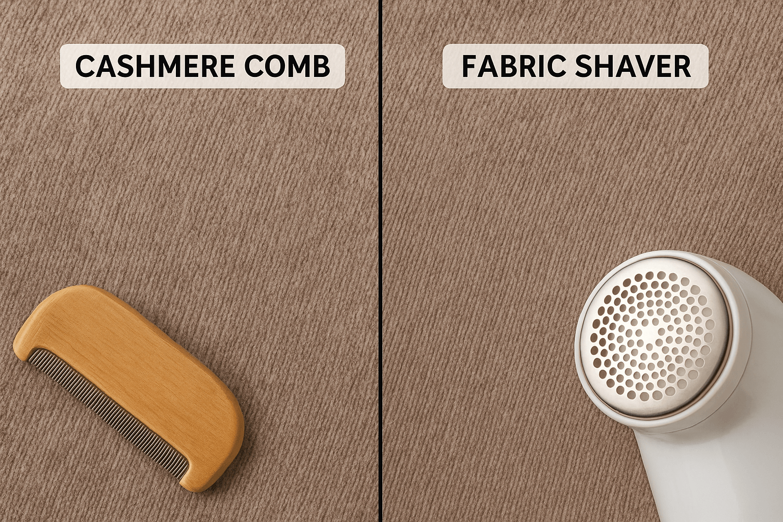 Cashmere Comb vs Fabric Shaver: Which Is Best for Your Knitwear?