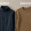 Fleece vs Sweater: Clearly Defined Differences & Recommendations