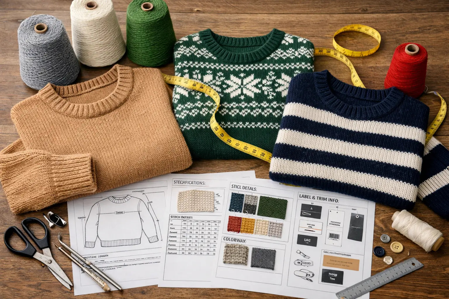 Custom Sweater Manufacturer Guide: OEM/ODM, Samples, MOQ, QC– xtclothes
