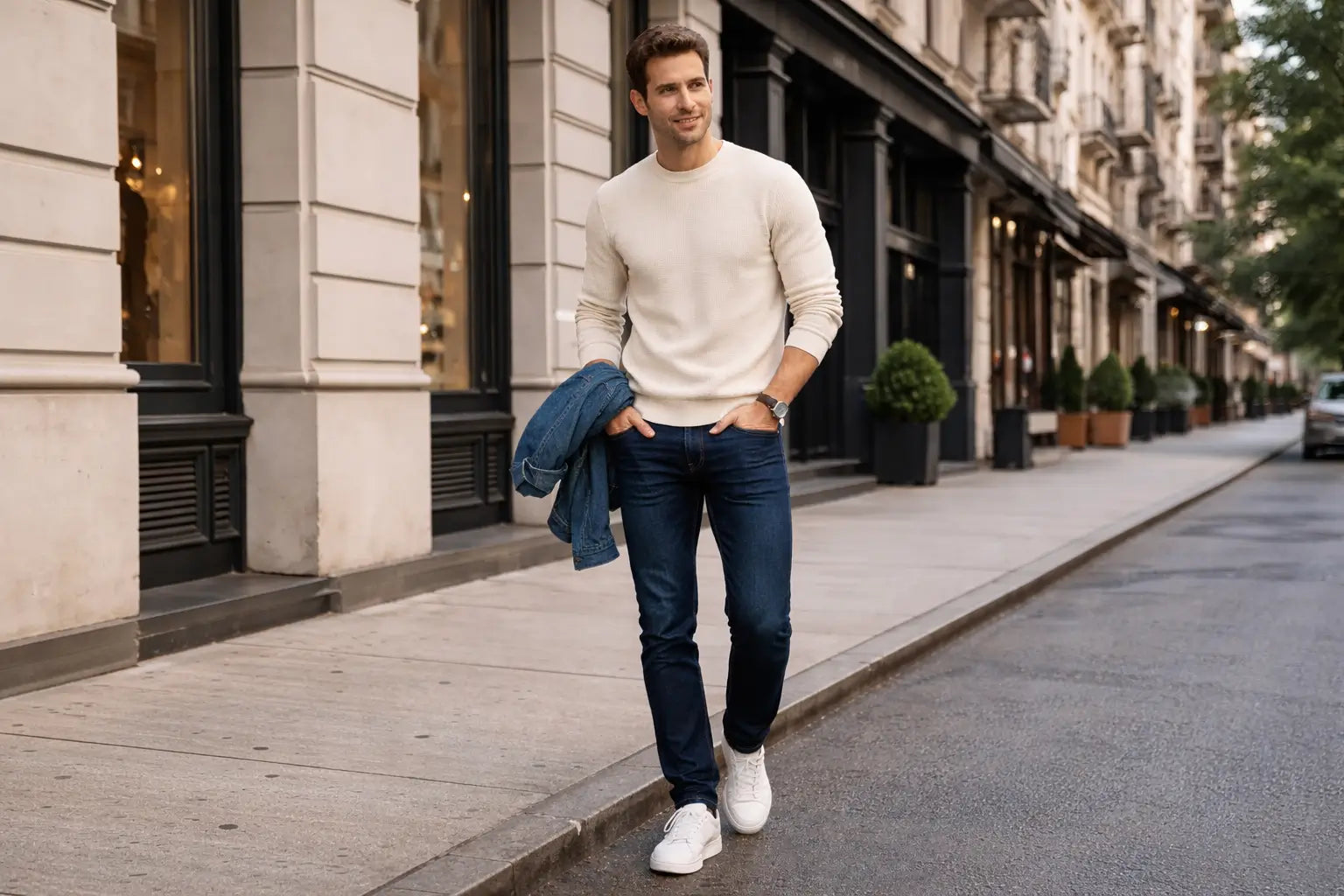 Cream Sweater Outfits for Men: Easy Looks (Casual to Smart Casual)