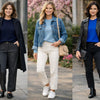 What to Wear With a Blue Sweater: Outfit Formulas for Navy, Light Blue, and Bright Blue