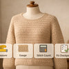 How to Crochet a Sweater Without a Pattern: The Simple “Sweater Recipe” (Measurements + Gauge + Fit)