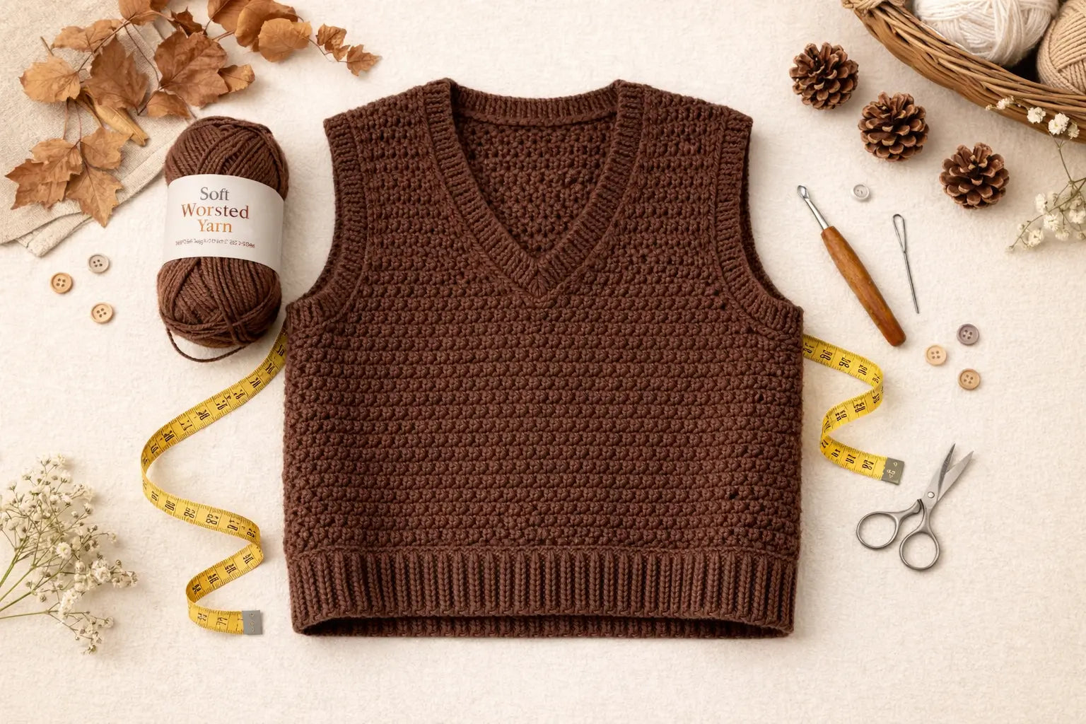 Crochet Sweater Vest Pattern (Free Template): Panels vs Granny Squares + Fit & Neckline Fixes