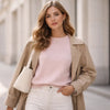Light Pink Sweater Outfit Ideas: 15 Easy Looks for Work, Weekend, and Date Night