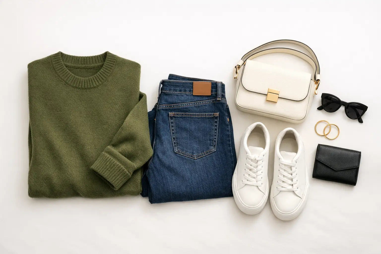 Olive Green Sweater Outfit Ideas: 12 Easy Formulas (Men + Women)