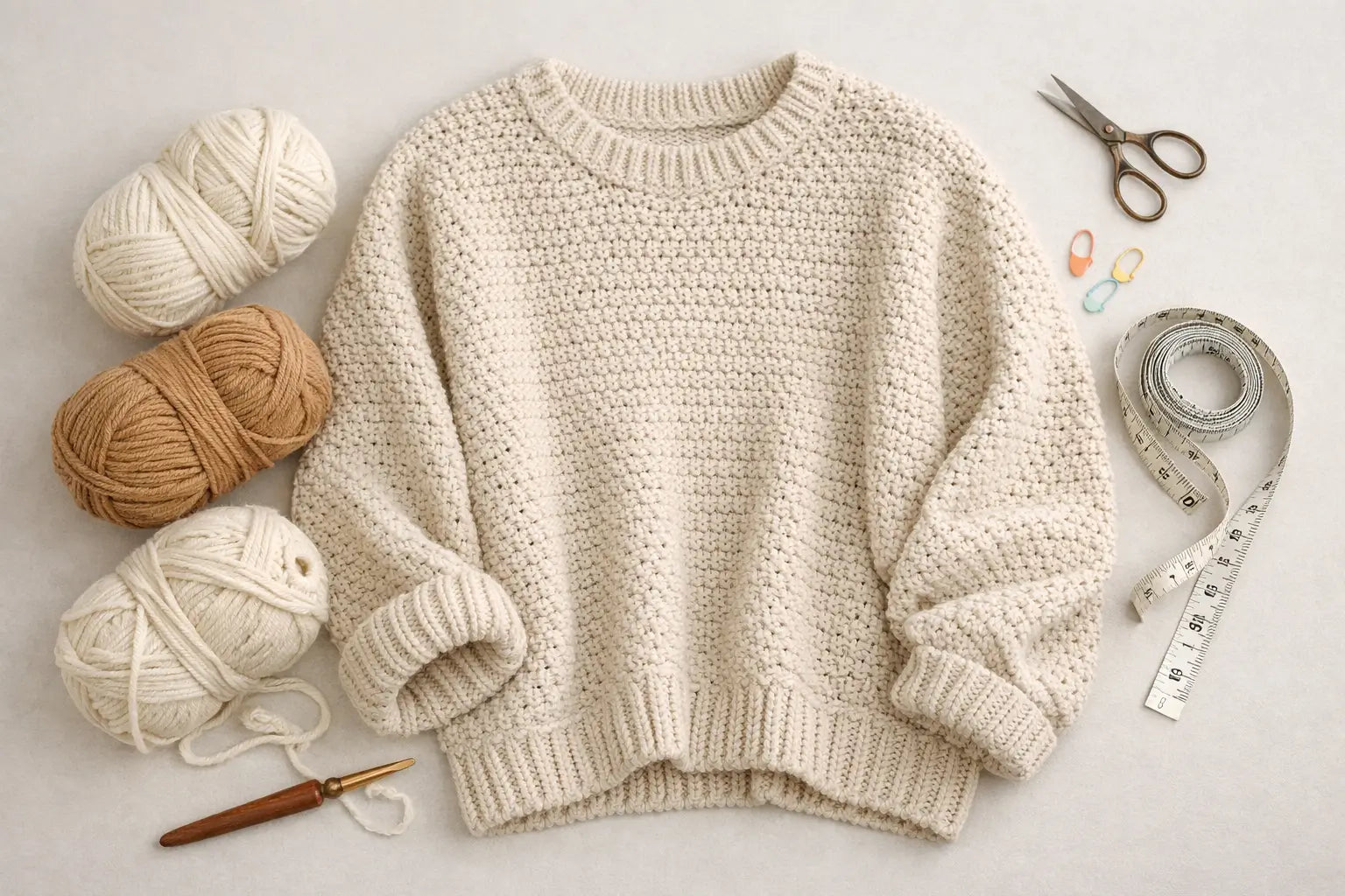 Oversized Crochet Sweater Pattern Free: How to Find Legit Patterns + Get the Oversized Fit Right