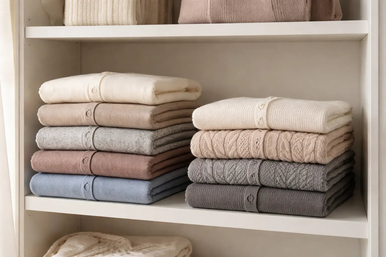 How to Fold a Cardigan Sweater: Flat, KonMari, and Roll Methods
