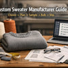 How to Choose a Custom Sweater Manufacturer (OEM vs ODM, MOQ, Sampling & QC)