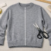 How to Turn a Pullover Sweater Into a Cardigan: Cut, Stabilize, Finish